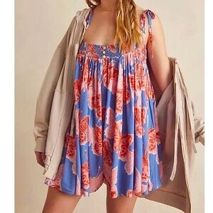 Free People Rule the World Romper Monarch